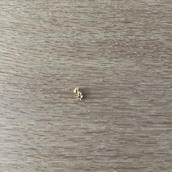 Gold skull stud - never worn - Picture 3 of 3